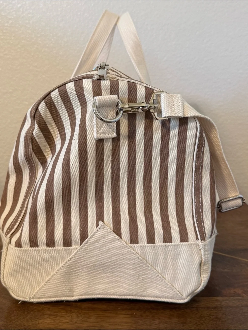 KULE The All Over Striped Duffle Bag